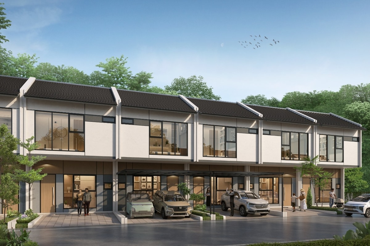 Fasade Rumah Cluster Florence Village