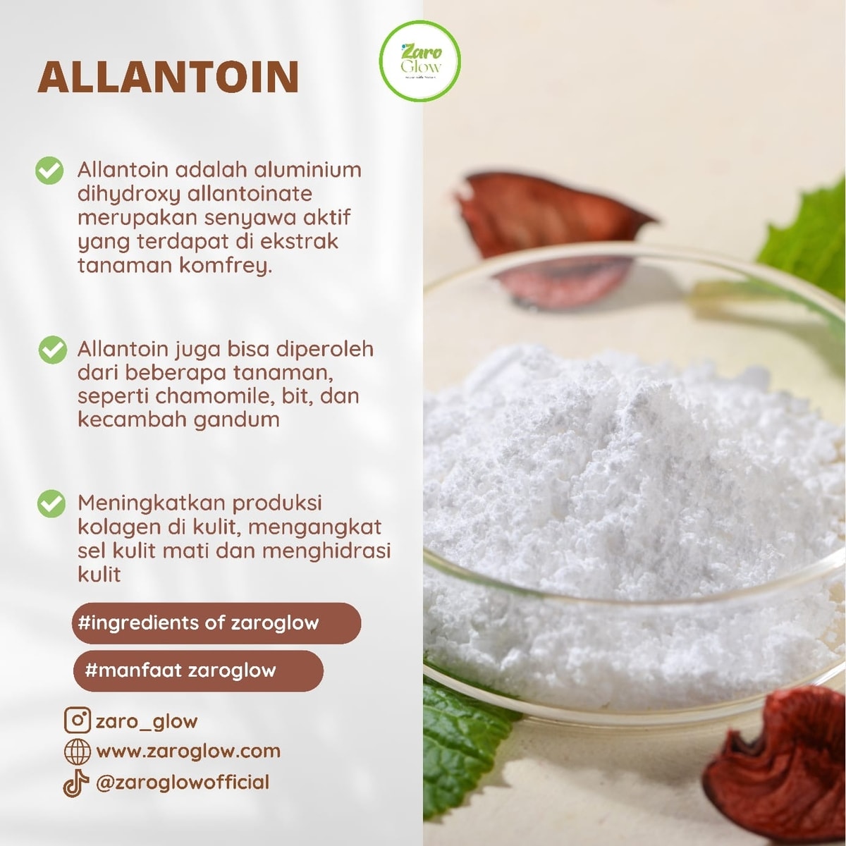 Manfaat Allantoin Untuk Kesehatan Kulit