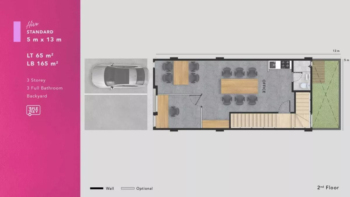 Layout The Hive Mataram Tipe Standard lantai 2