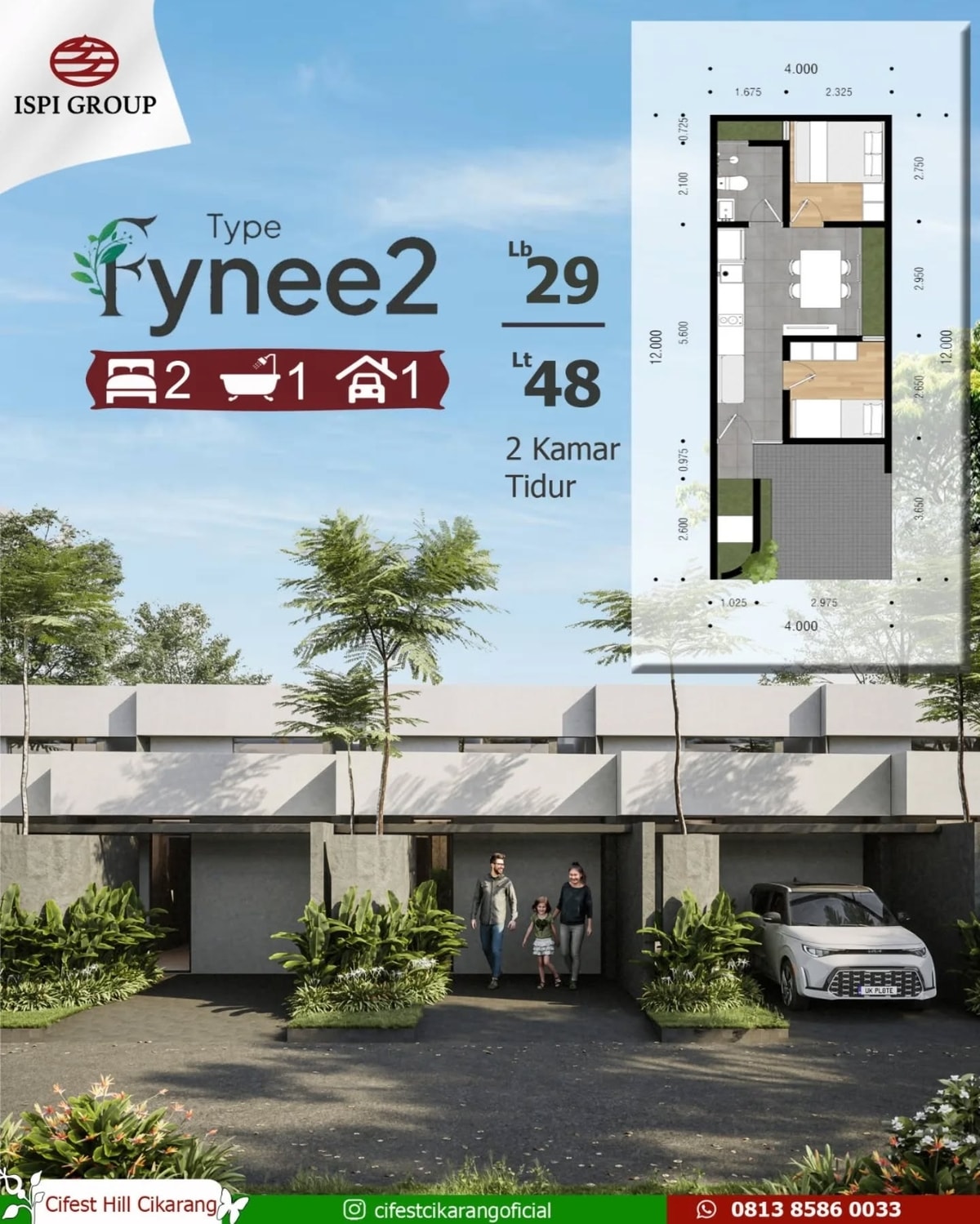 Layout Cluster Le Fyenee 2 @ Cifest ISPI Cikarang