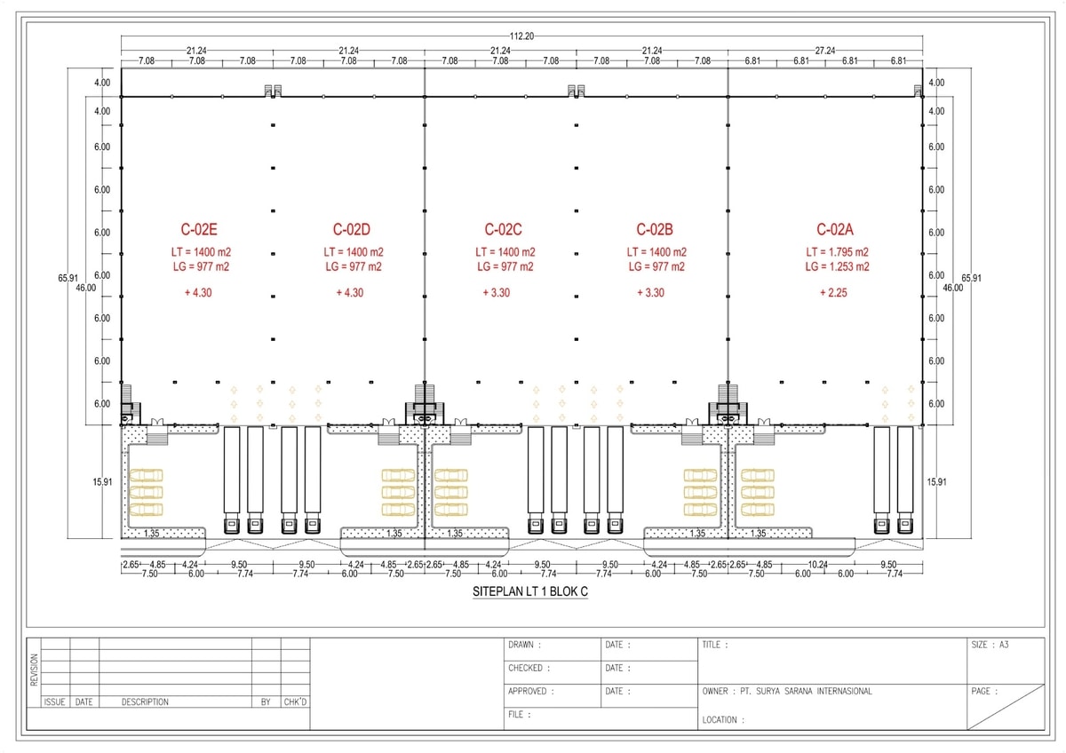 layout lantai 1