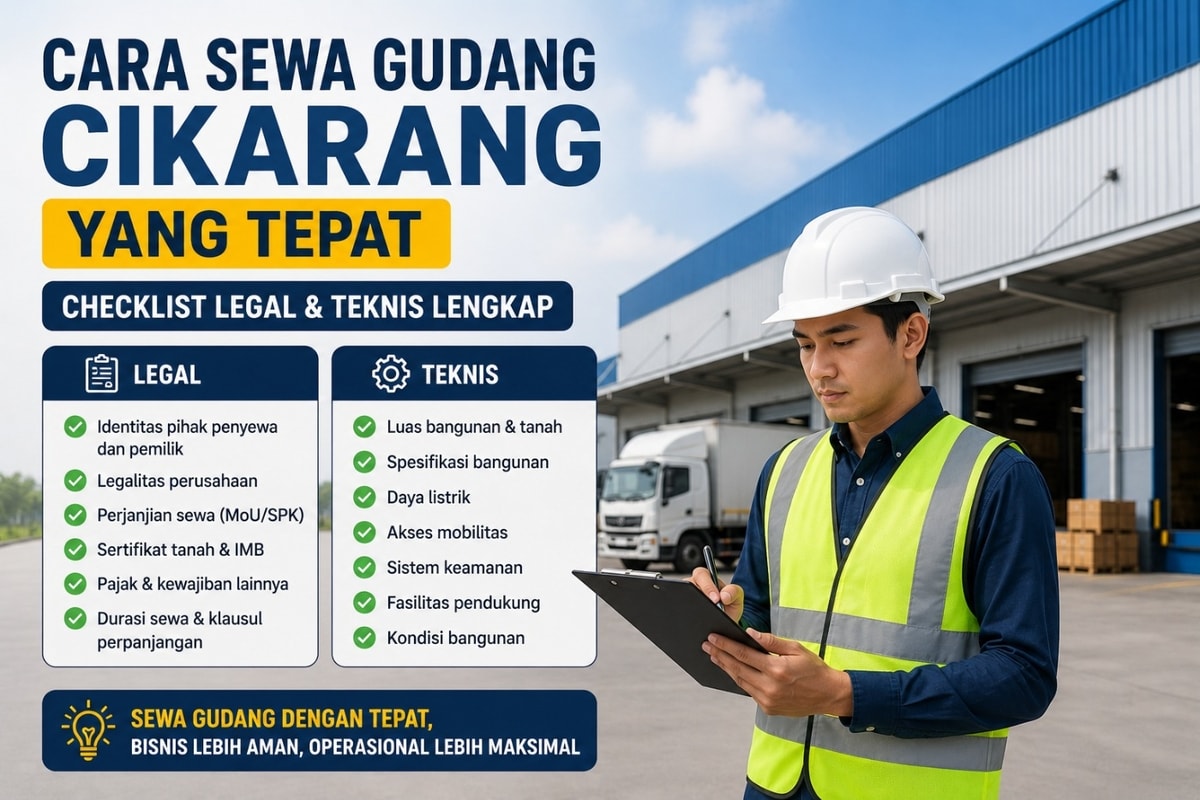 Cara Sewa Gudang Cikarang yang Tepat — Checklist Legal & Teknis Lengkap
