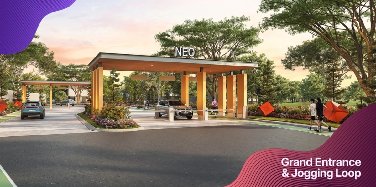 Grand Entrance & Jogging Loop 5enses Lippo Cikarang