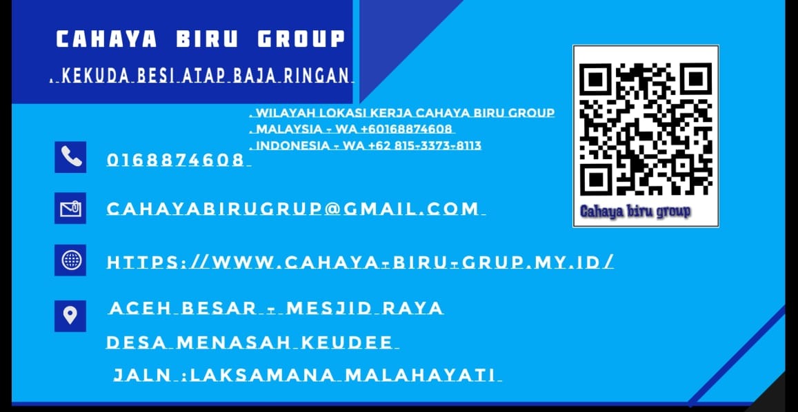 kartu logo cahaya biru group