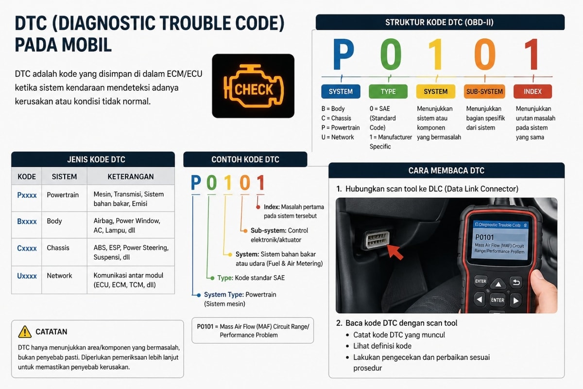 DTC Pada Kendaraan