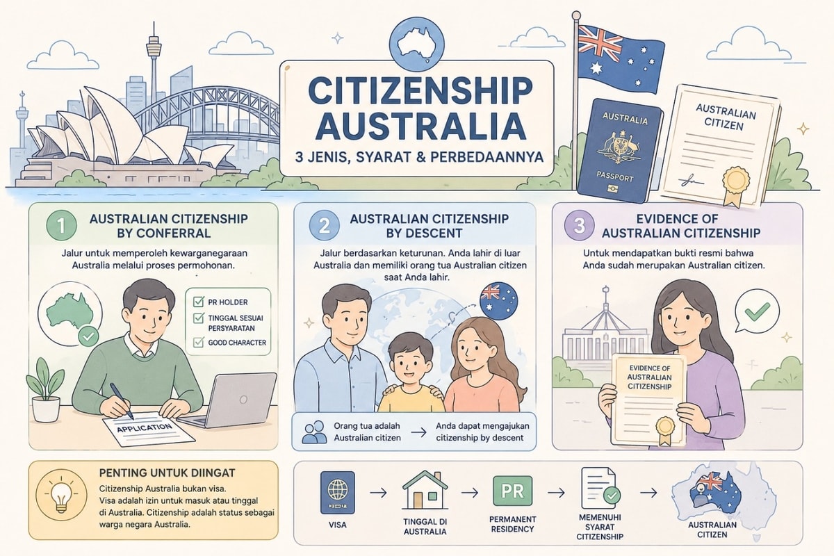 Citizenship Australia: By Conferral, By Descent & Evidence