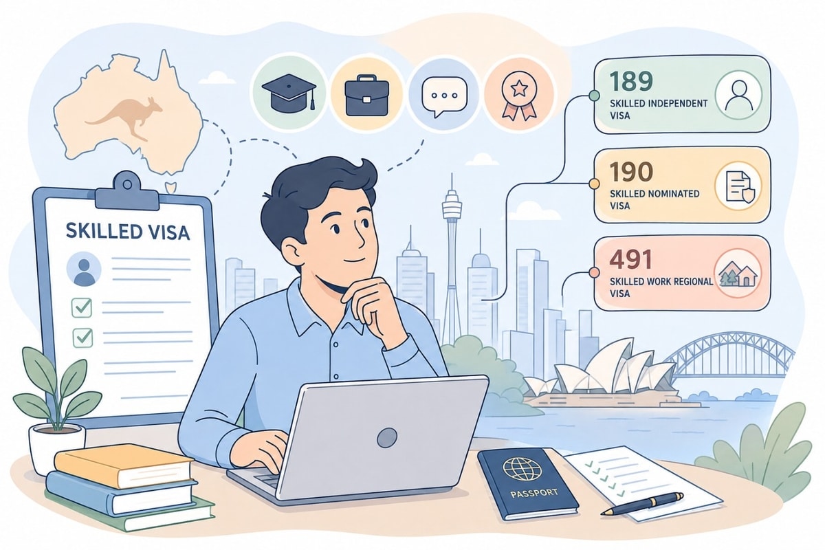 Skilled Visa Australia: Panduan Subclass 189, 190, 491 dan Jalur Skilled Migration