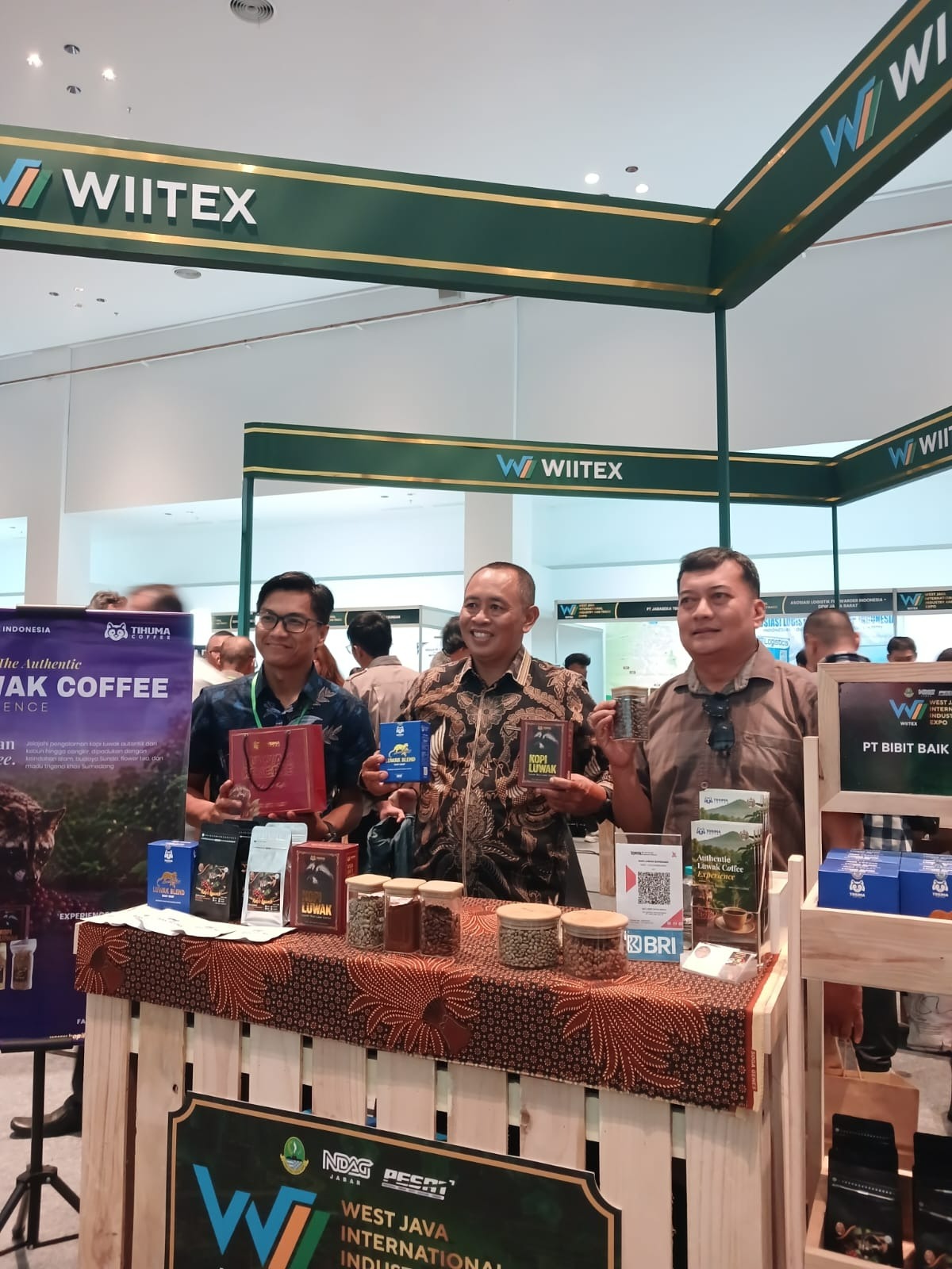 Kopi Luwak Sumedang Tampil di WIITEX 2026, Perkenalkan Eduwisata dan Produk Premium ke Buyer Mancanegara