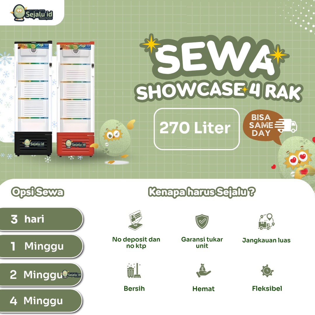 [SEWA] SHOWCASE 4 Rak SANKEN SRS 278