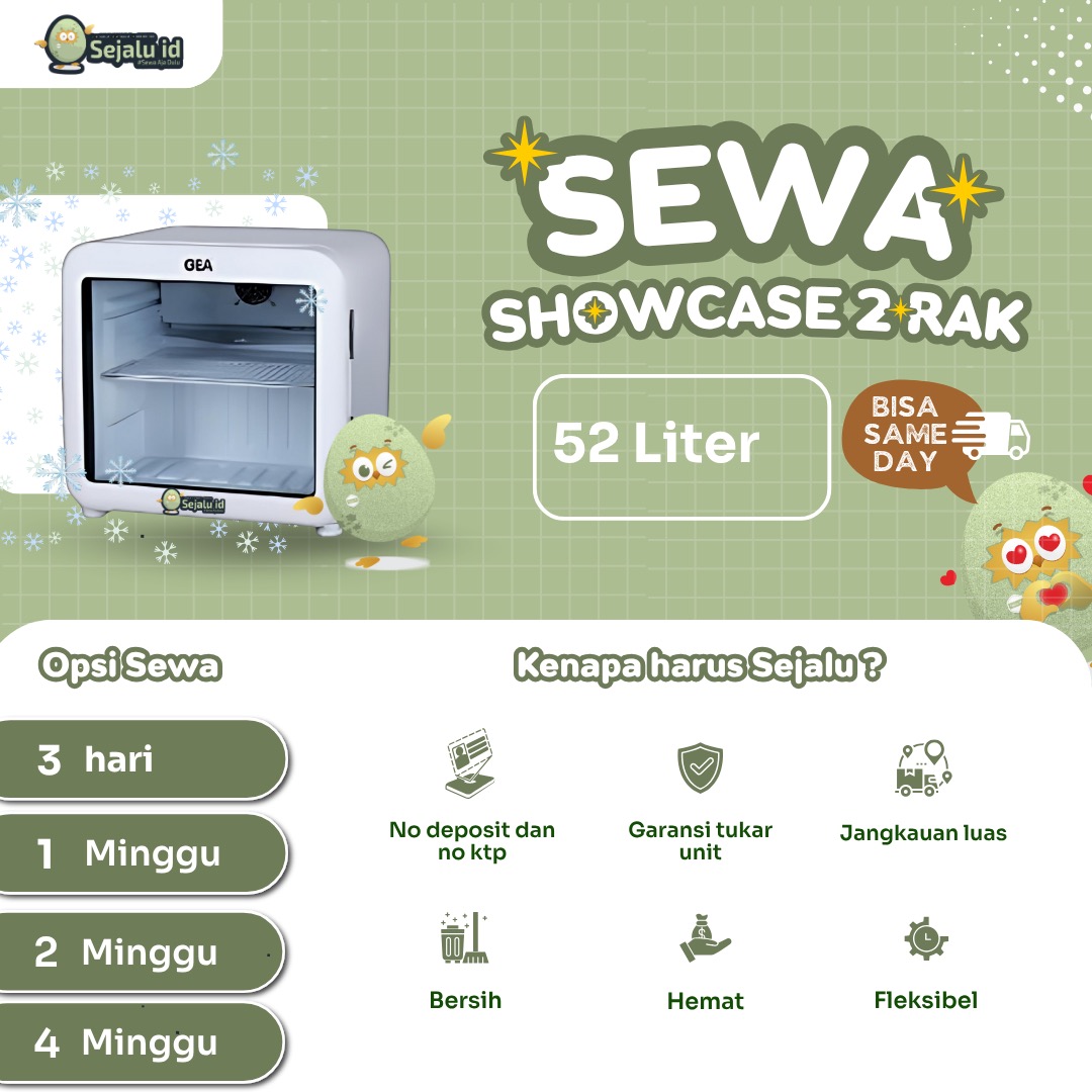 [SEWA] SHOWCASE 2 Rak GEA EXPO 50 CVD