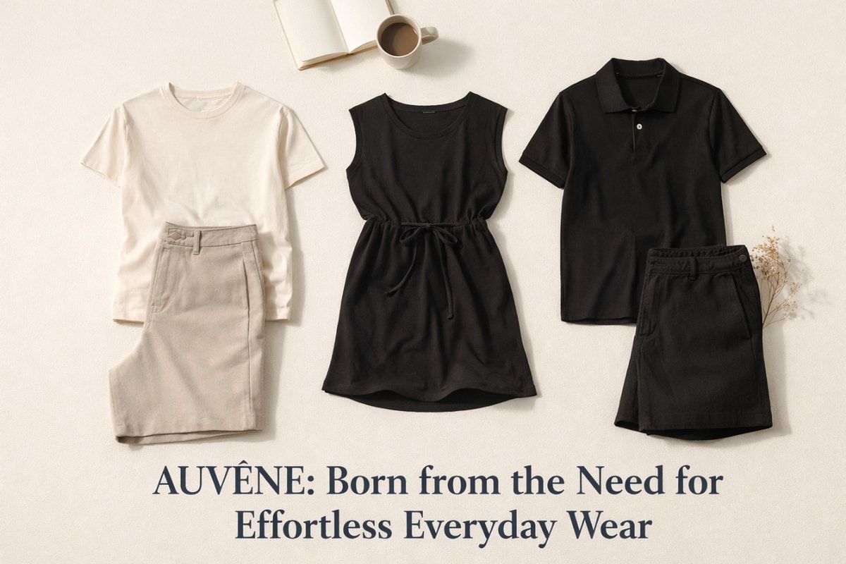 AUVENE : Born from the need for Effortless Everyday Wear