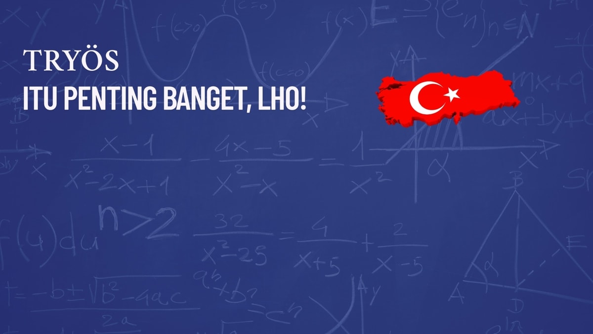 TRYÖS itu penting banget, lho!