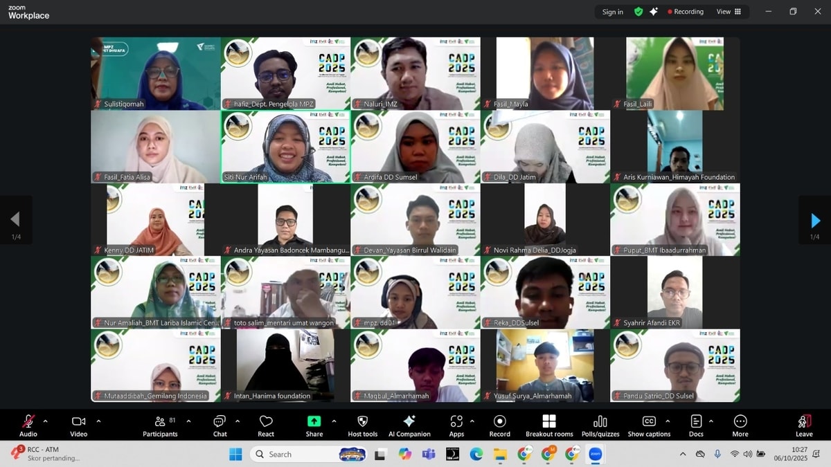Onboarding para peserta Certified Amil Development Program (CADP) 2025