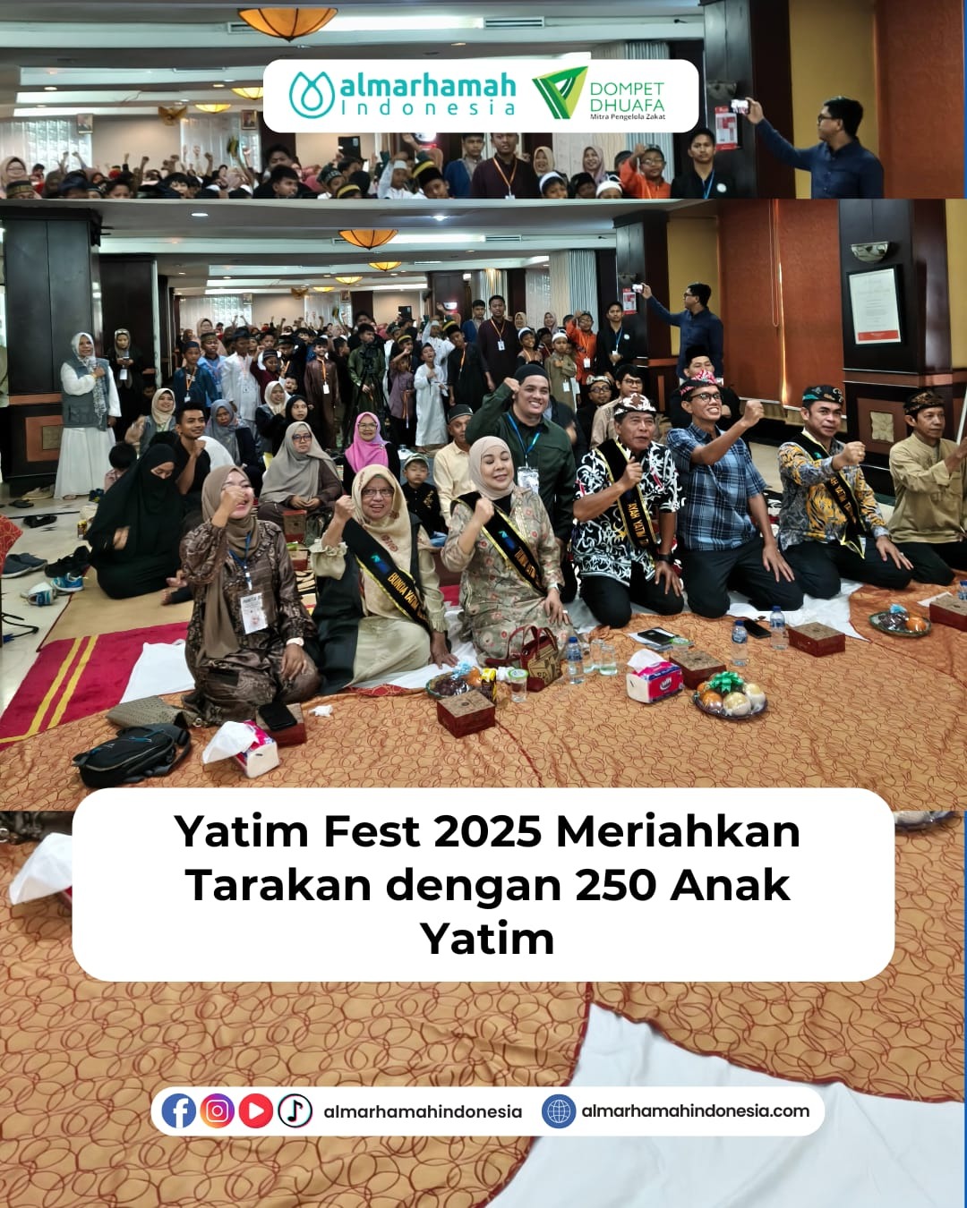 Yatim Fest 2025 Meriahkan Tarakan dengan 250 Anak Yatim