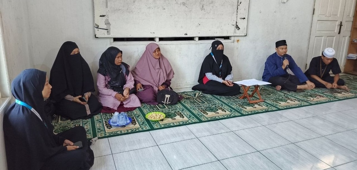 Abdun Nuur Razaqi, selaku pengajar TPQ Almarhamah
