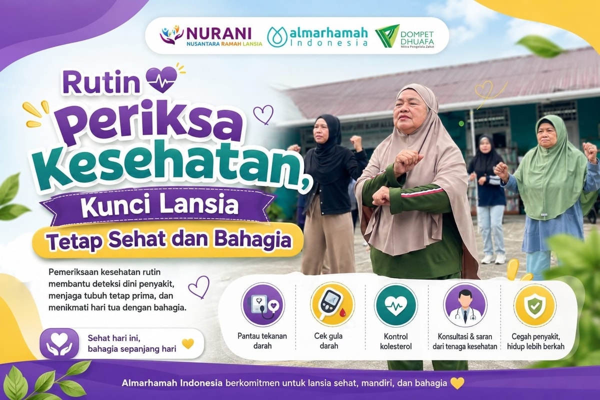 Rutin Periksa Kesehatan, Investasi Terbaik untuk Masa Tua