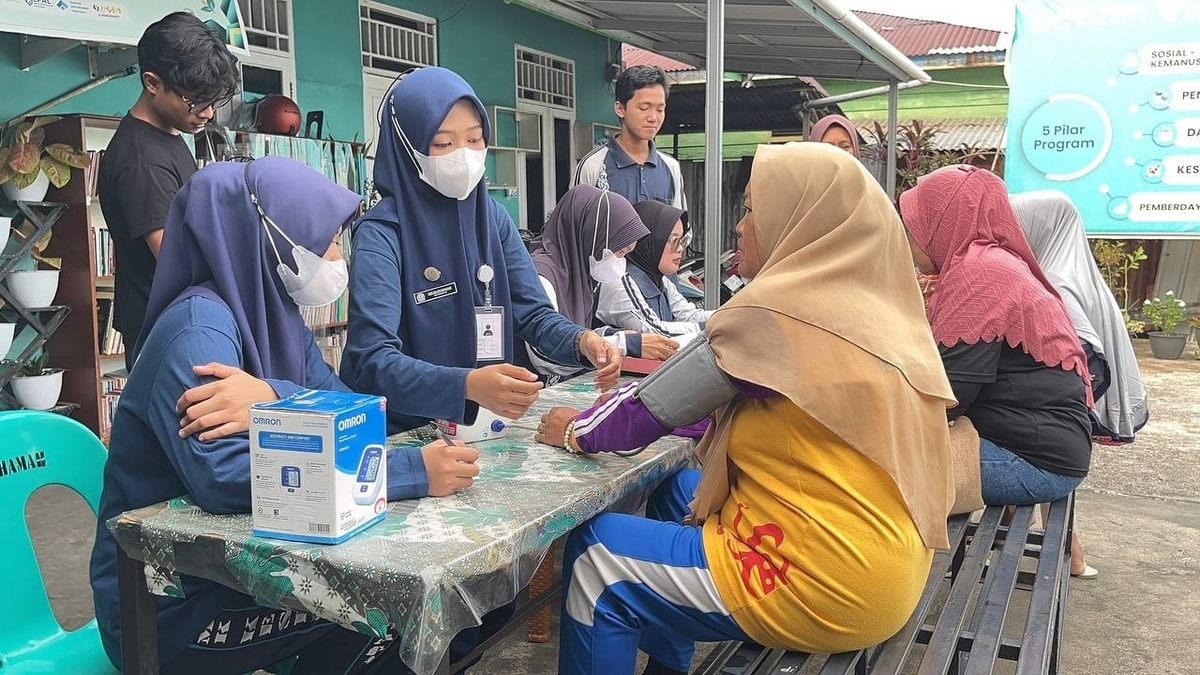 Screening kesehatan setelah senam