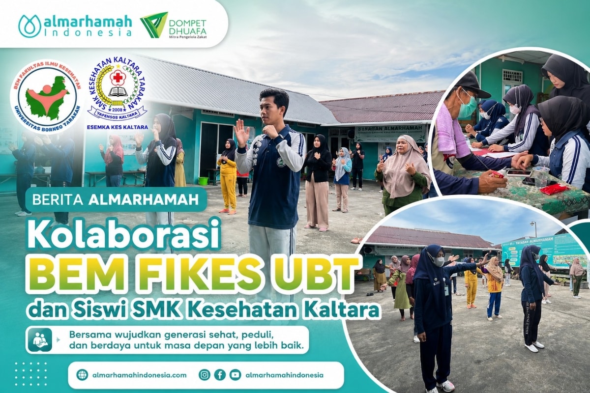 Kolaborasi BEM FIKES UBT dan Siswi SMK Kesehatan Kaltara