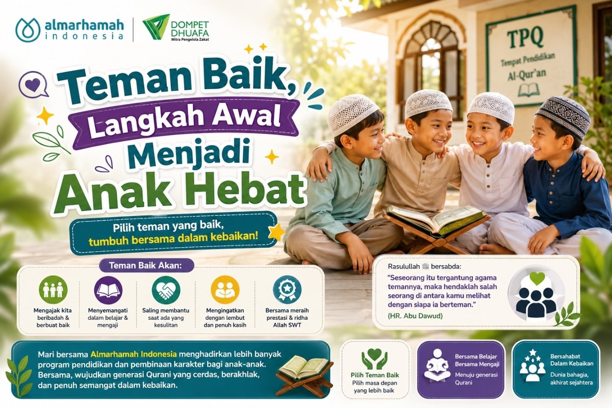 Teman Baik, Langkah Awal Menjadi Anak Hebat