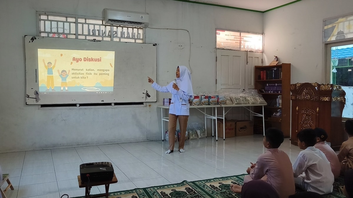 Kak Chelse menjelaskan apa itu aktifitas fisik