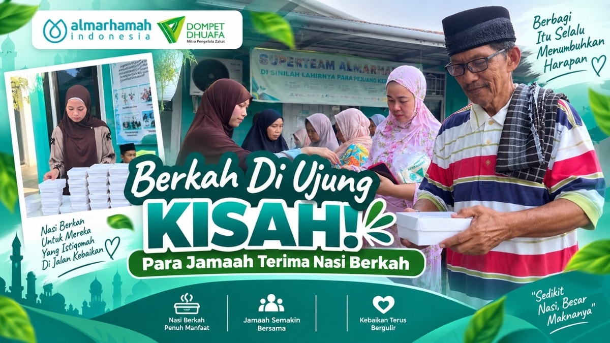Berkah DiUjung KISAH! Para Jamaah Terima Nasi Berkah