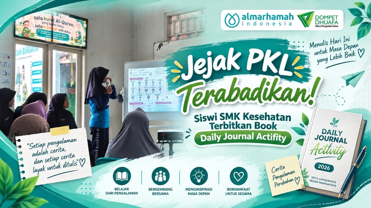 Jejak PKL Terabadikan! Siswi SMK Kesehatan Terbitkan Book Daily Journal Actifity