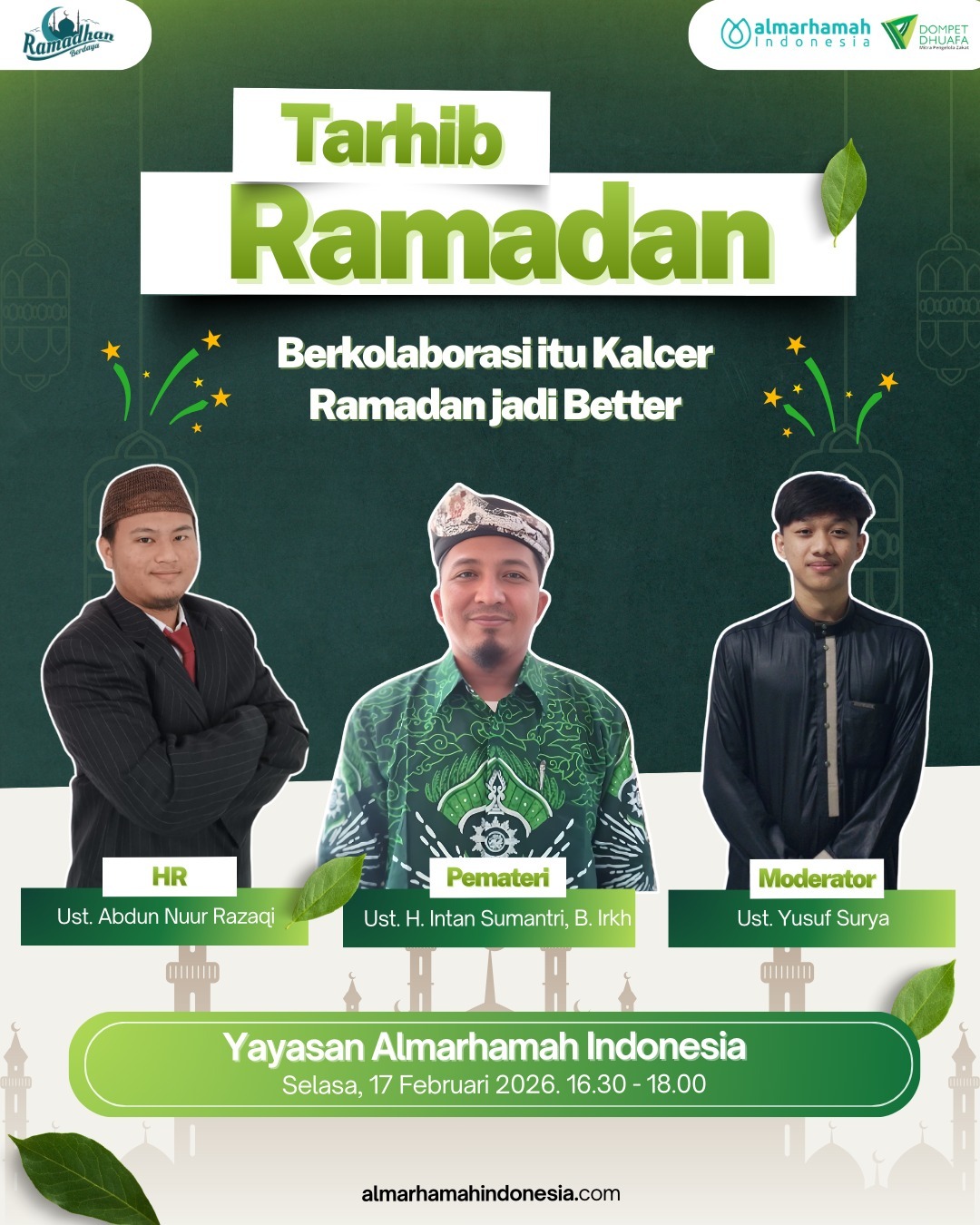 Almarhamah Akan Gelar Tarhib Ramadan Gen Z, Perkuat Peran Generasi Muda Sambut Bulan Suci