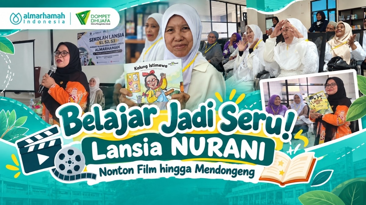 Belajar Jadi Seru! Lansia NURANI Nonton Film hingga Mendongeng