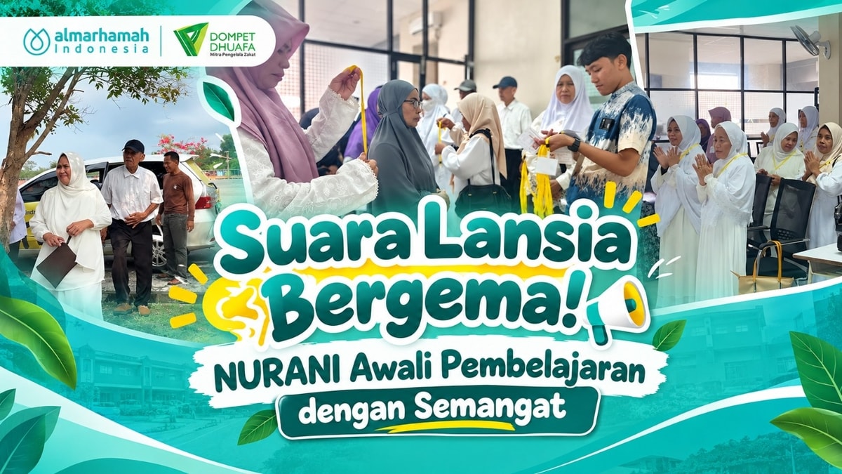 Suara Lansia Bergema! NURANI Awali Pembelajaran dengan Semangat