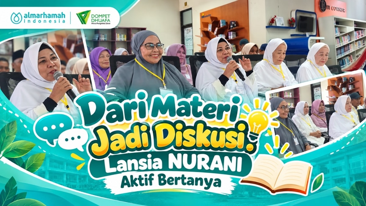 Dari Materi Jadi Diskusi! Lansia NURANI Aktif Bertanya