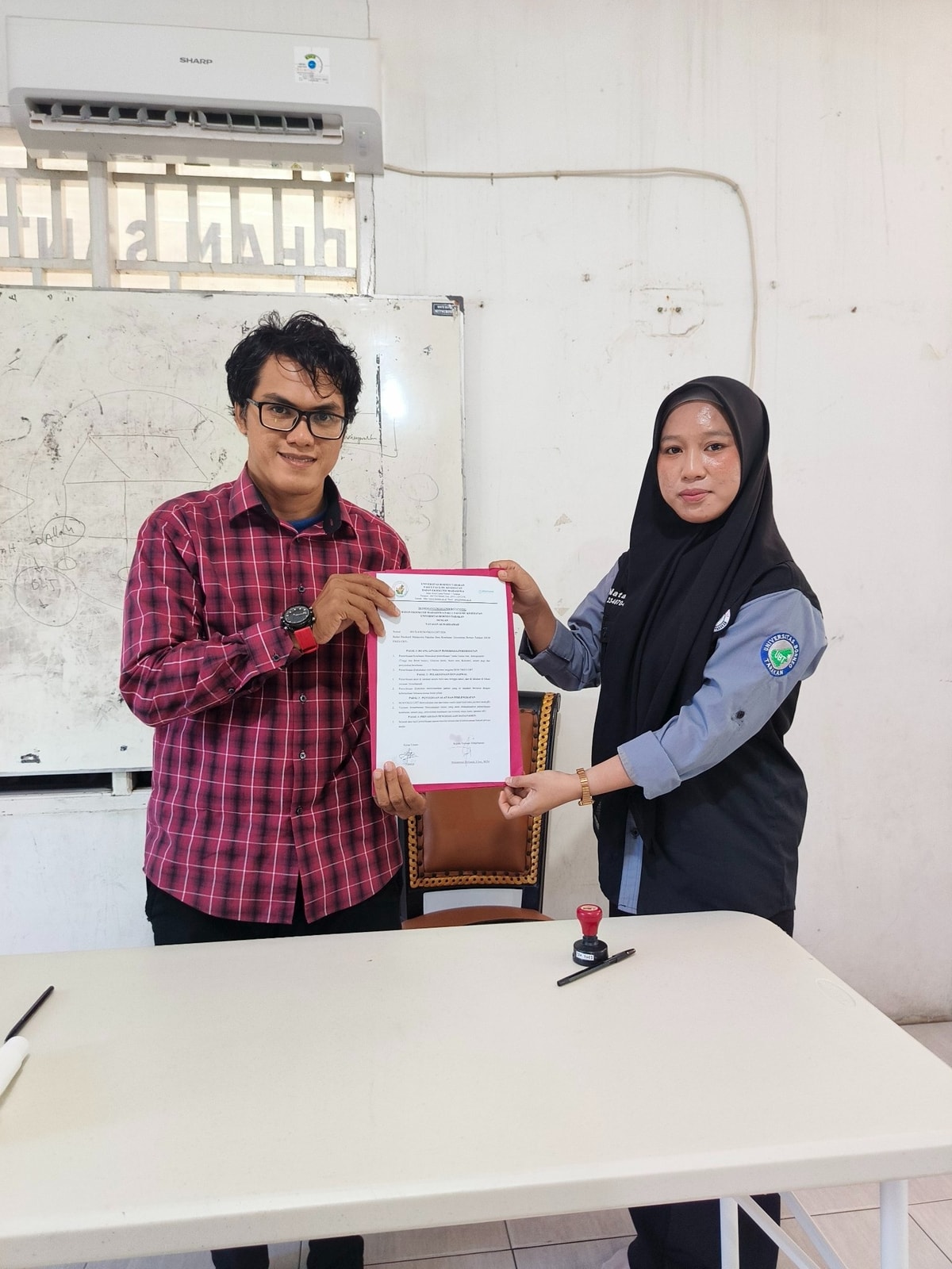 MoU BEM FIKES UBT dan Almarhamah Resmi Ditandatangani