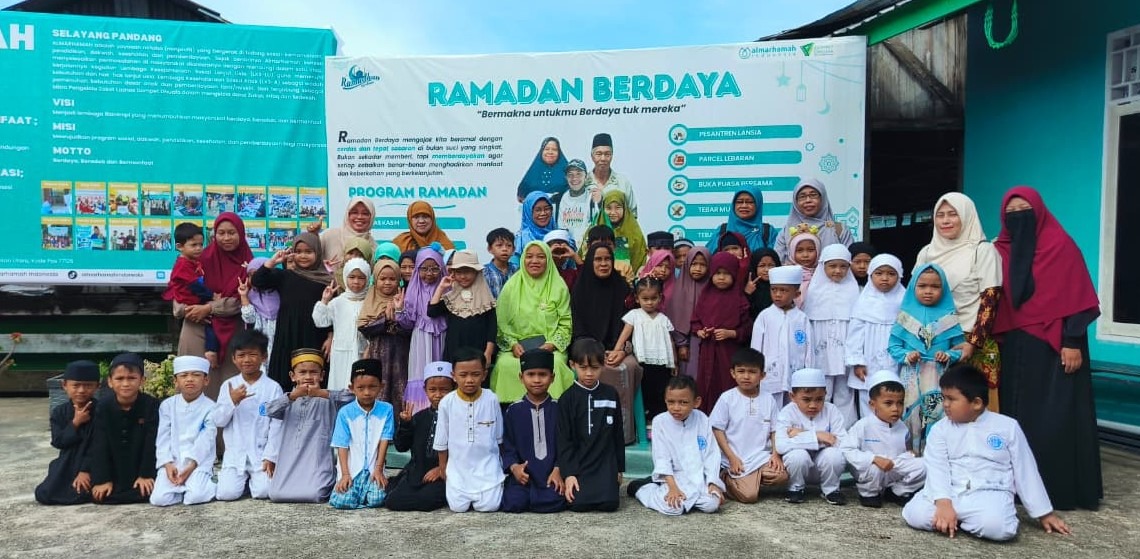 Keceriaan Anak TKIT Al - Mustaqim Warnai Kunjungan ke Almarhamah