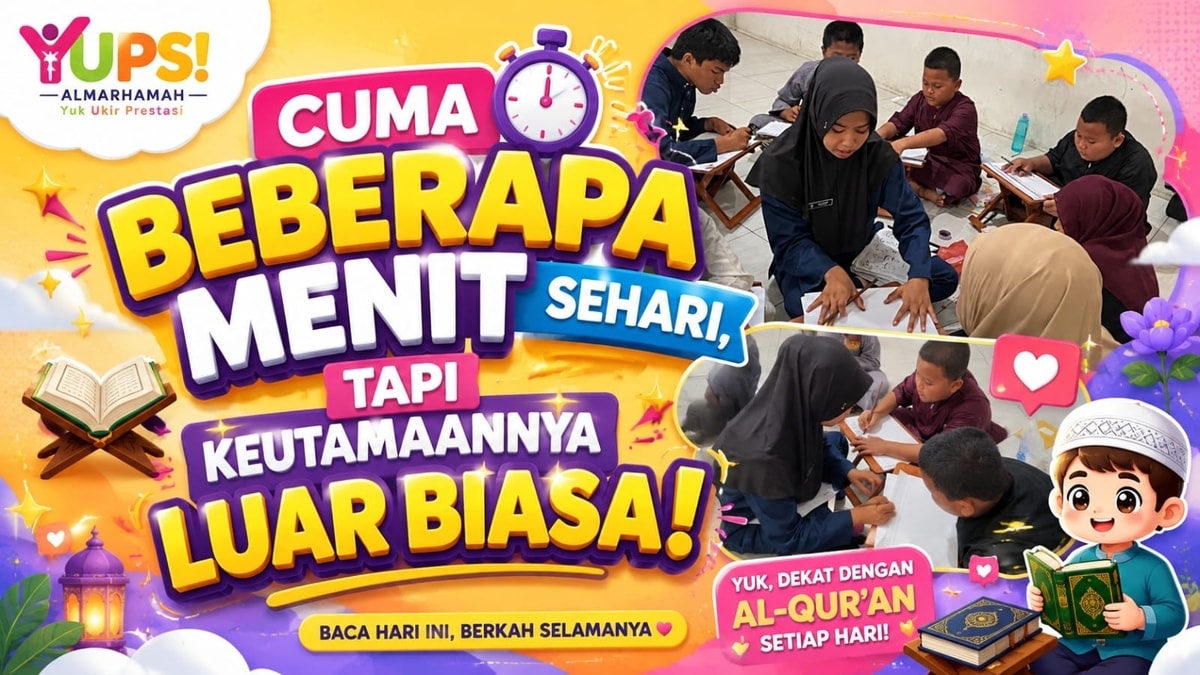 CUMA BEBERAPA MENIT SEHARI, KEUTAMAANNYA LUAR BIASA!