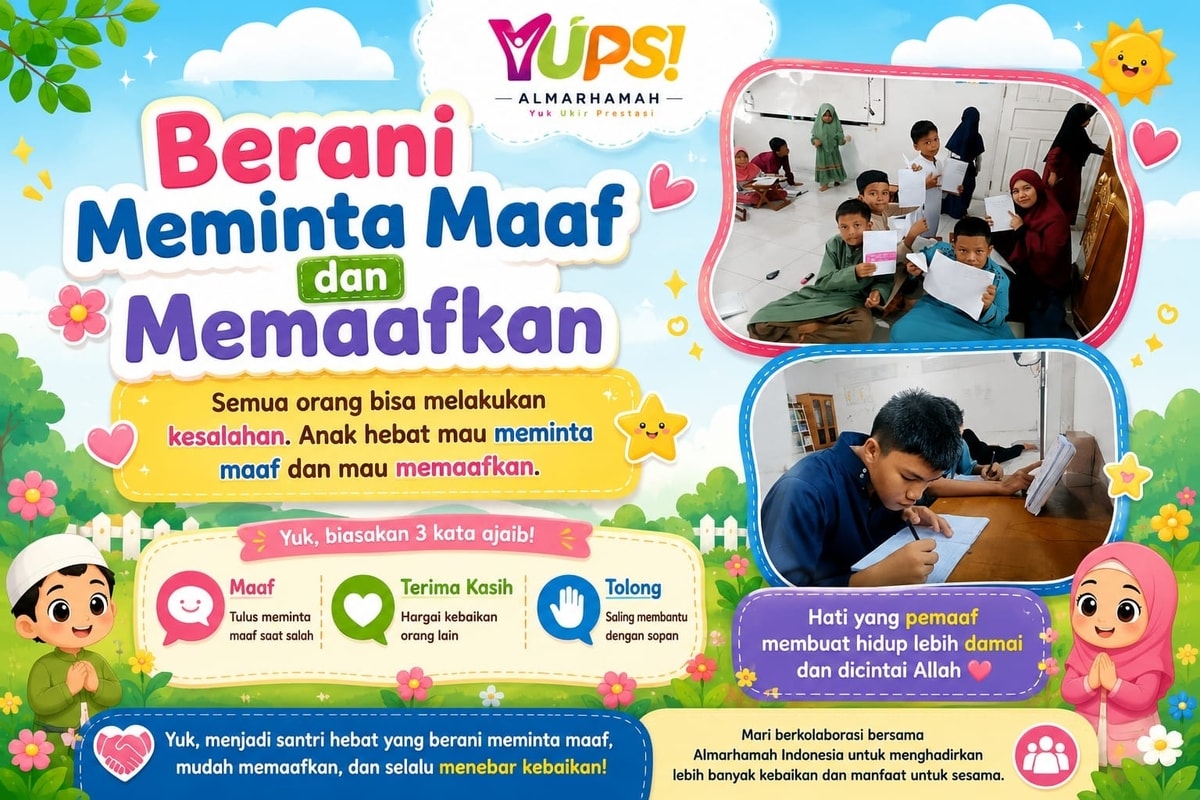 Berani Meminta Maaf dan Memaafkan, Tanda Santri Hebat Berakhlak Mulia