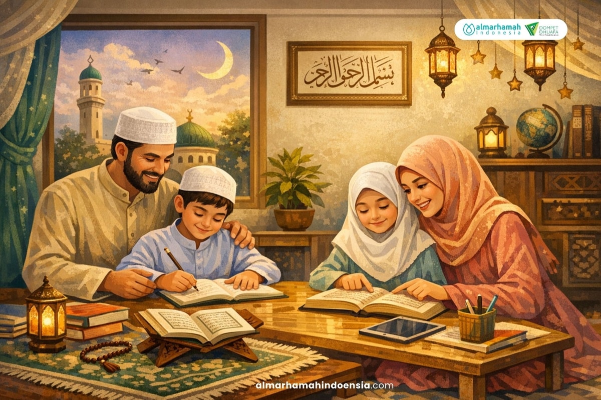 Tips Orang Tua Mendampingi Anak Belajar Pasca Ramadan