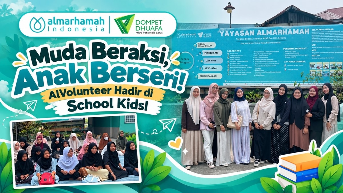 Muda Beraksi, Anak Berseri! AlVolunteer Hadir di School Kids