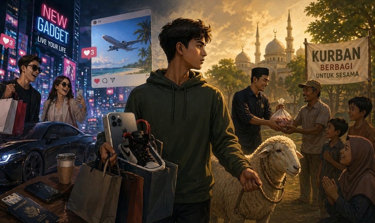 Kurban vs Gaya Hidup Hedon: Belajar Nahan Diri di Tengah FOMO