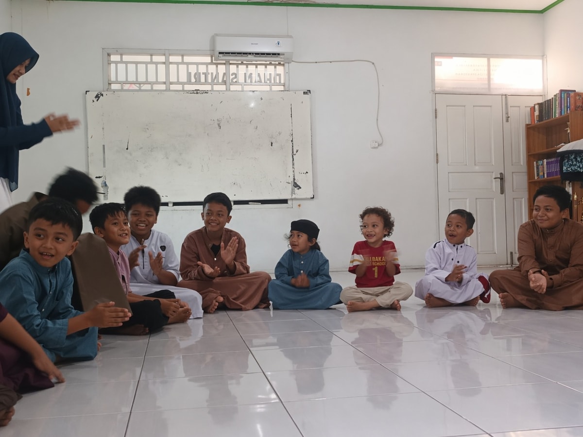 Antusias para santri