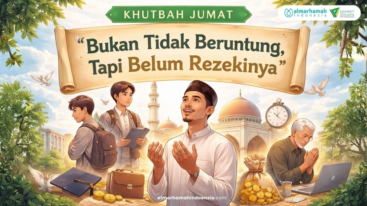 Bukan Tidak Beruntung, Tapi Belum Rezekinya | Khutbah Jum'at