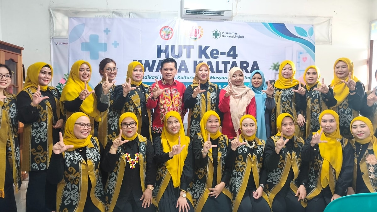 Foto bersama seluruh pengurus IWABA Kaltara