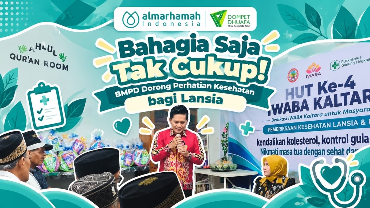 Bahagia Saja Tak Cukup! BMPD Dorong Perhatian Kesehatan bagi Lansia