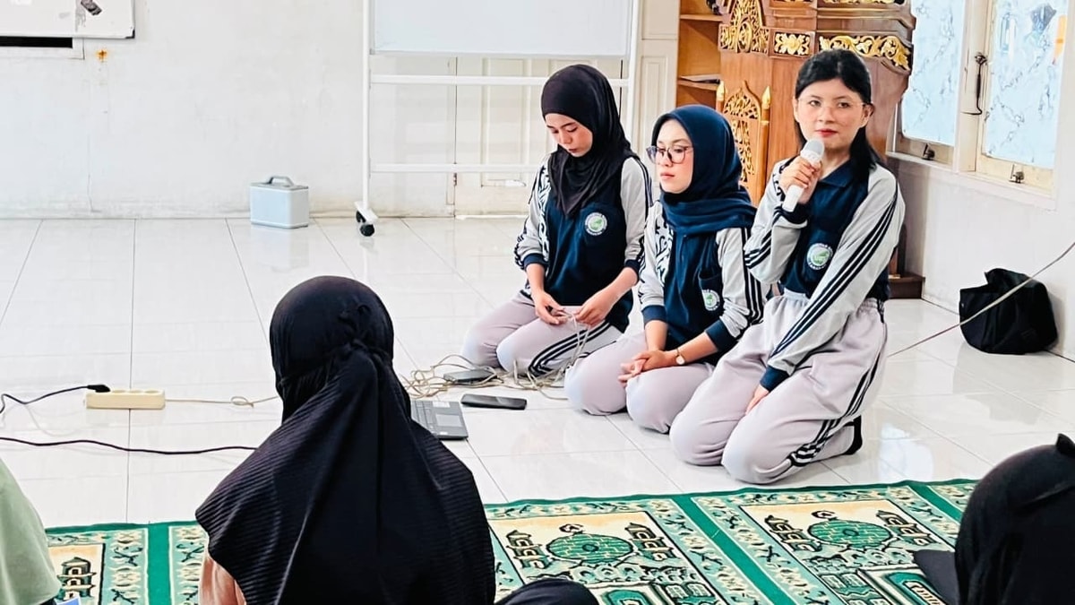 ucapan pamit dan terimakasih dari perwakilan mahasiswa profesi Ners, Kak Grace