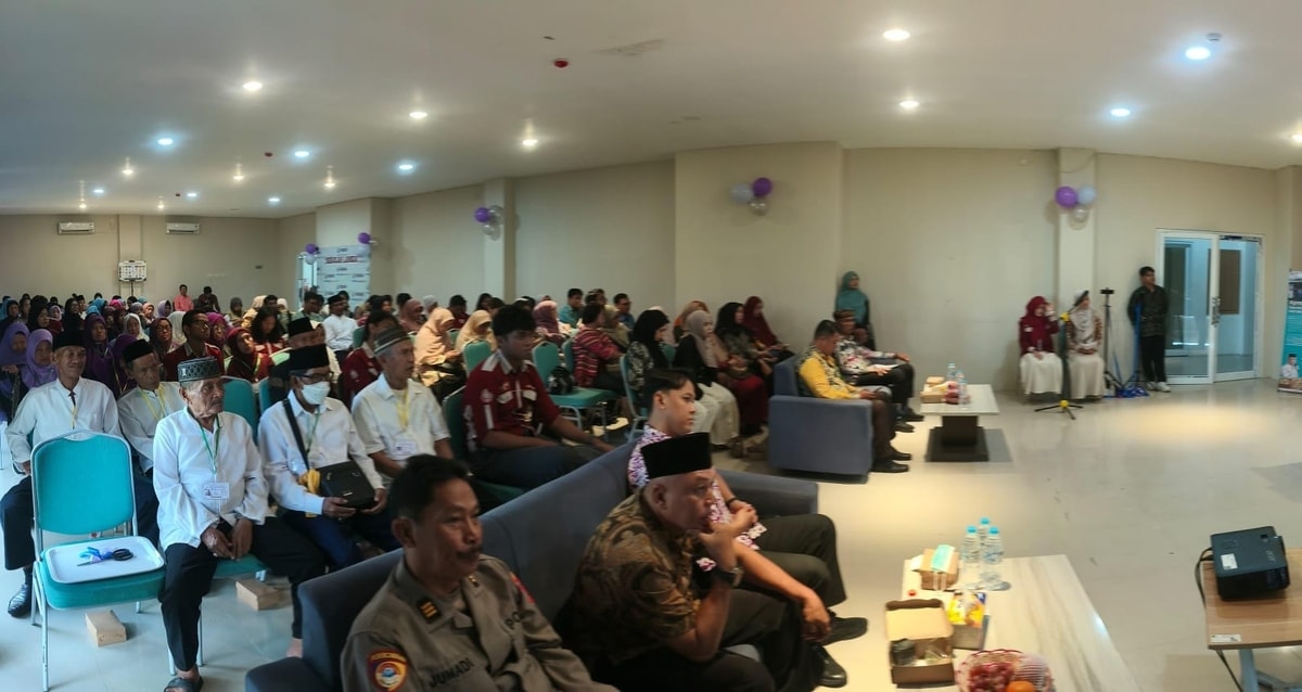 Suasana launching sekolah lansia