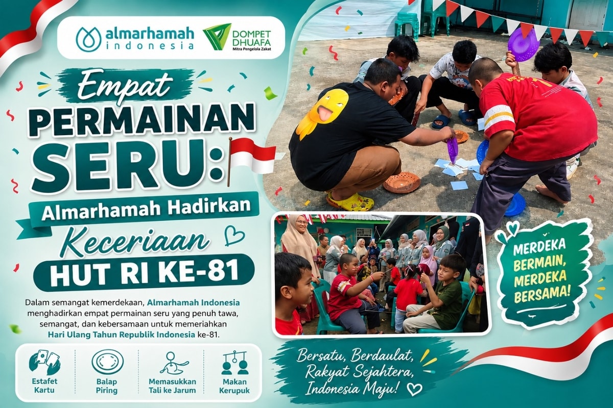Empat Permainan Seru: Almarhamah Hadirkan Keceriaan HUT RI ke-81