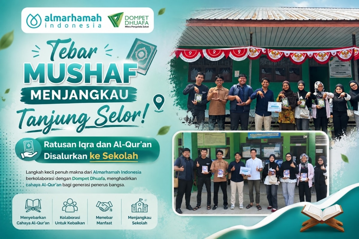 Tebar Mushaf Menjangkau Tanjung Selor! Ratusan Iqra dan Al-Qur’an Disalurkan ke Sekolah