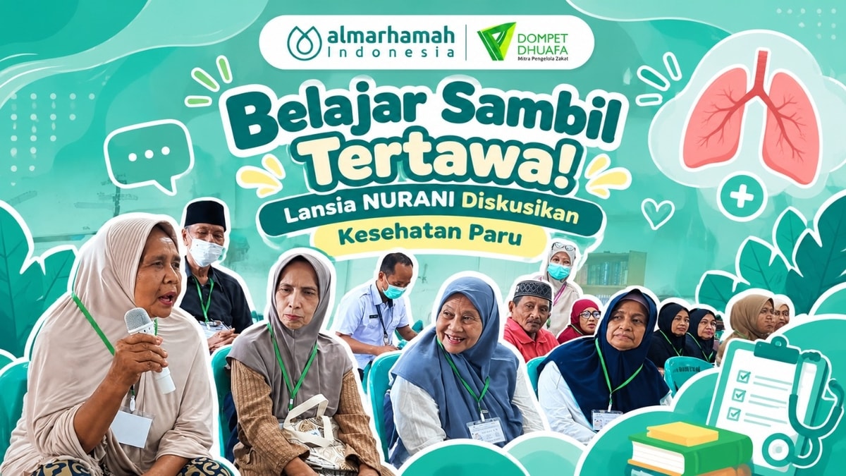 Belajar Sambil Tertawa! Lansia NURANI Diskusikan Kesehatan Paru