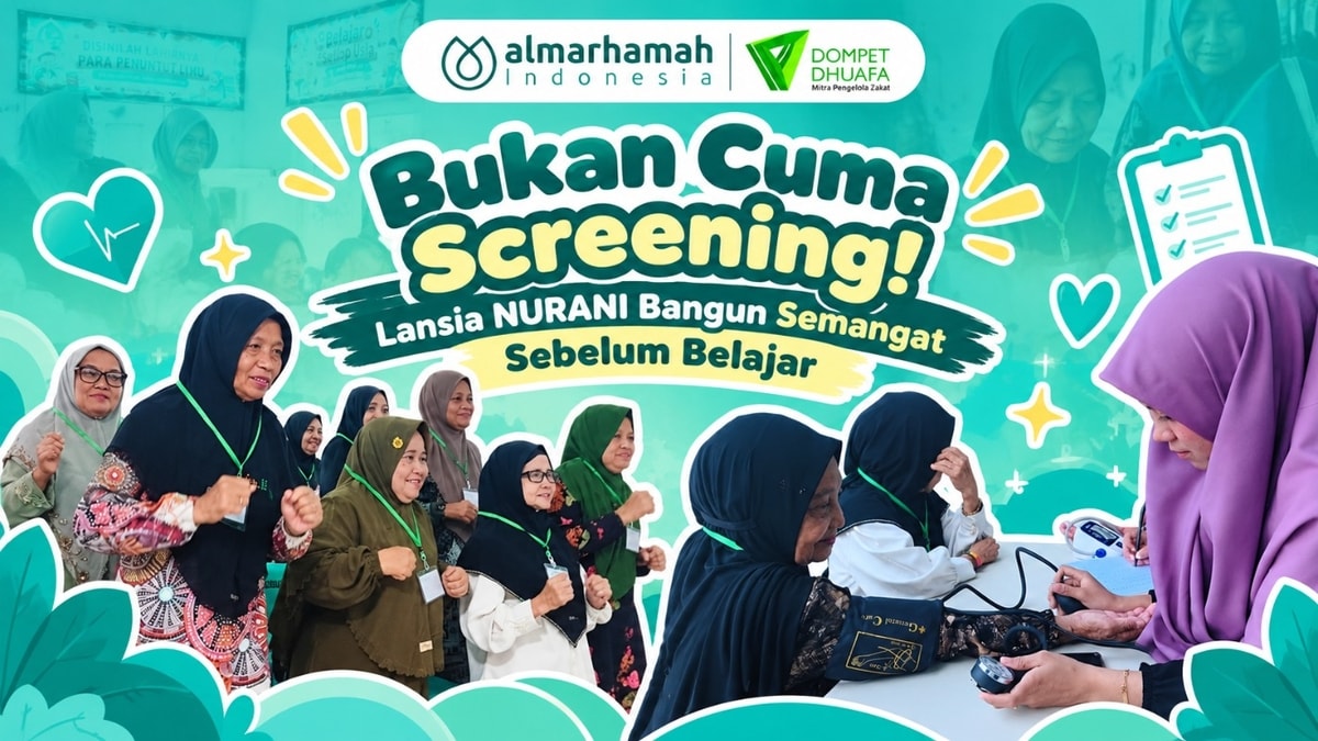 Bukan Cuma Screening! Lansia NURANI Bangun Semangat Sebelum Belajar