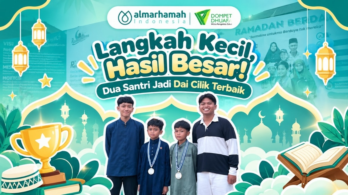 Langkah Kecil, Hasil Besar! Dua Santri Jadi Dai Cilik Terbaik