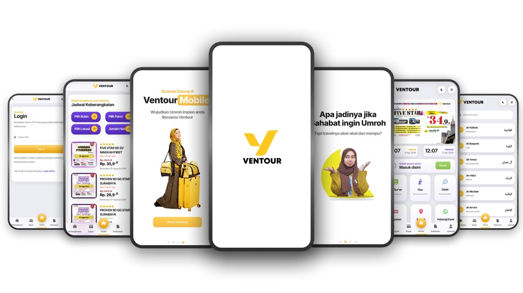 Aplikasi Ventour Mobile untuk Memudahkan para Jamaah