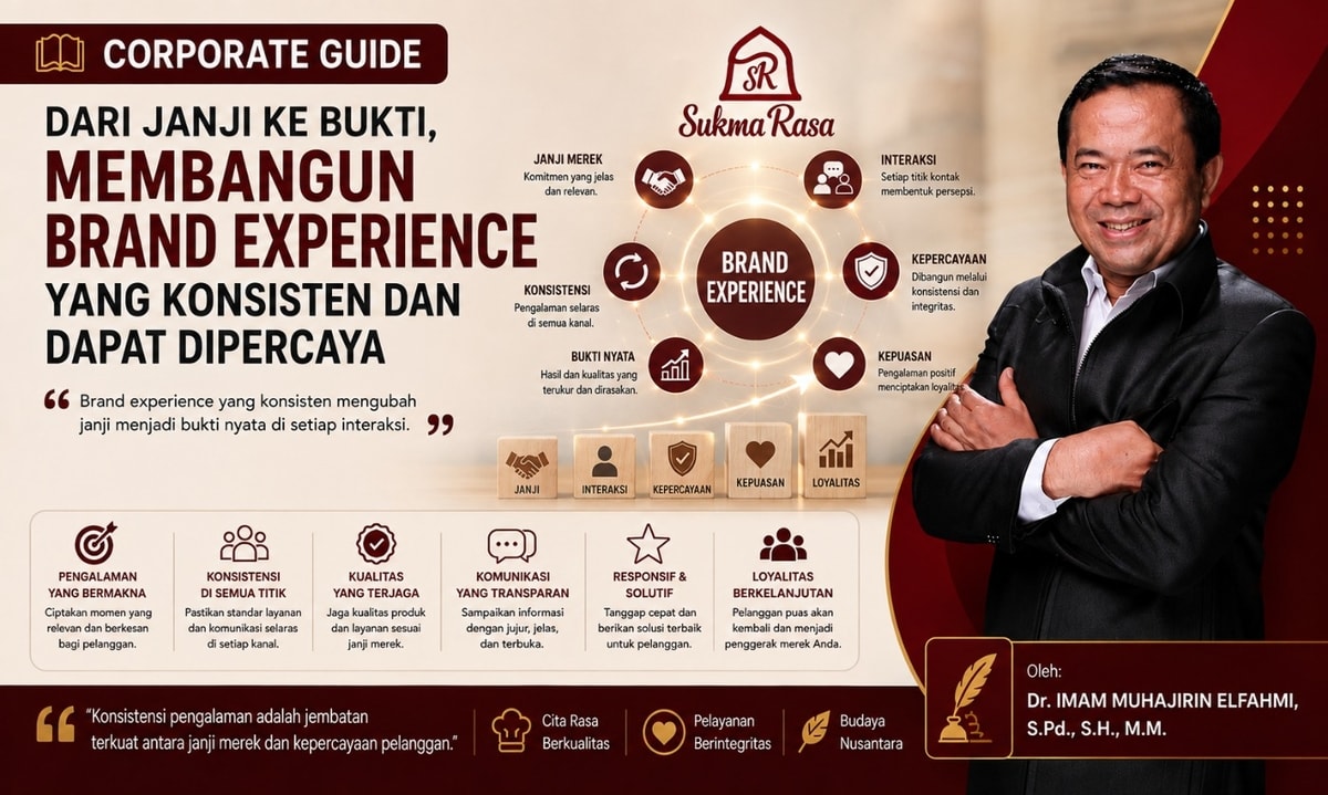 Brand Experience Sukma Rasa: Mengonstruksi Konsistensi sebagai Fondasi Kepercayaan Merek